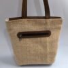 Jute & Leather Bag